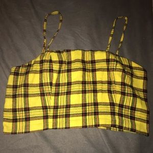 Plaid school girl look set